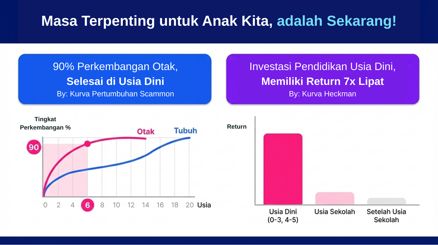 Kurva pertumbuhan Scammon dan Heckman.