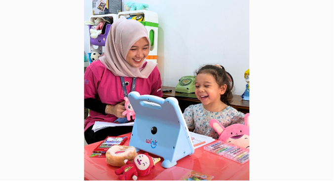 Home visit trial lesson Wink Smart Learning