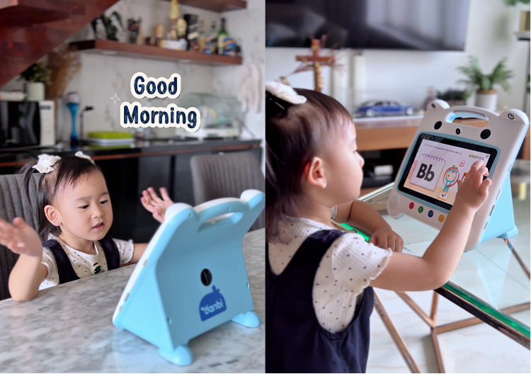 Anak belajar Bahasa Inggris bersama WInk.